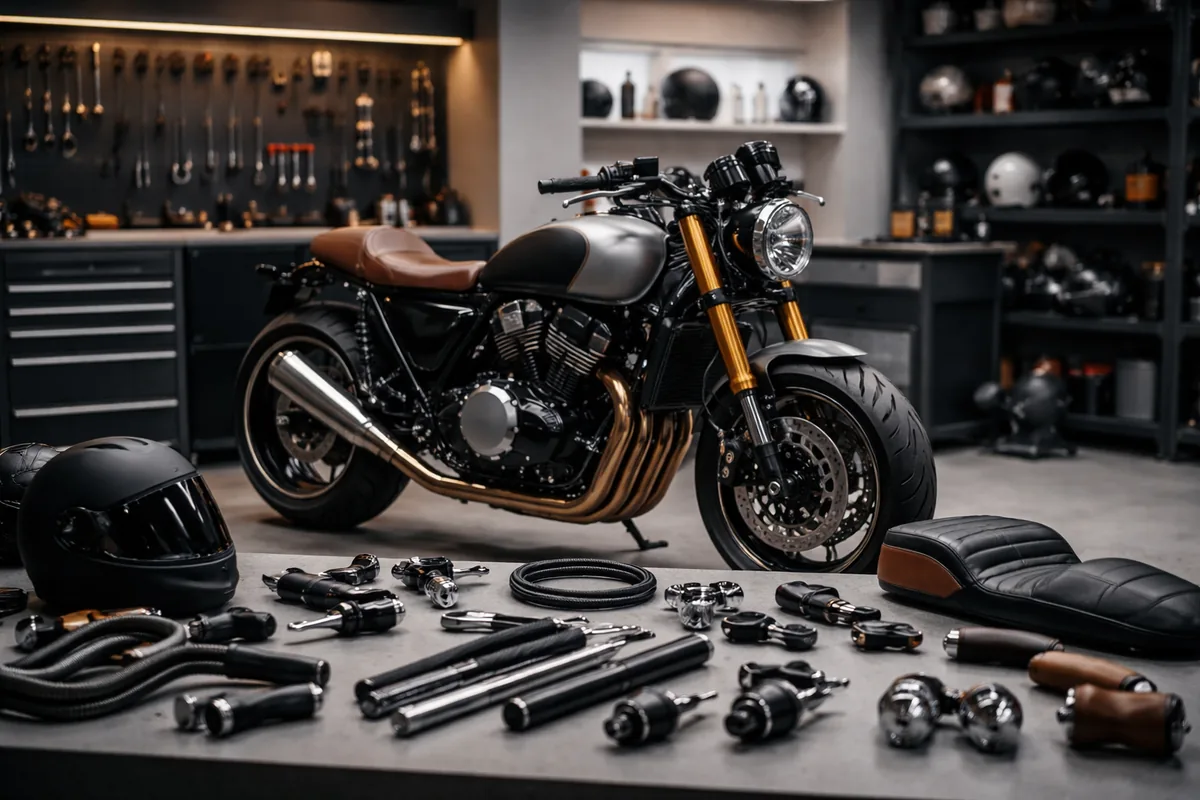 Comment choisir des lignes et accessoires pour une moto personnalisée