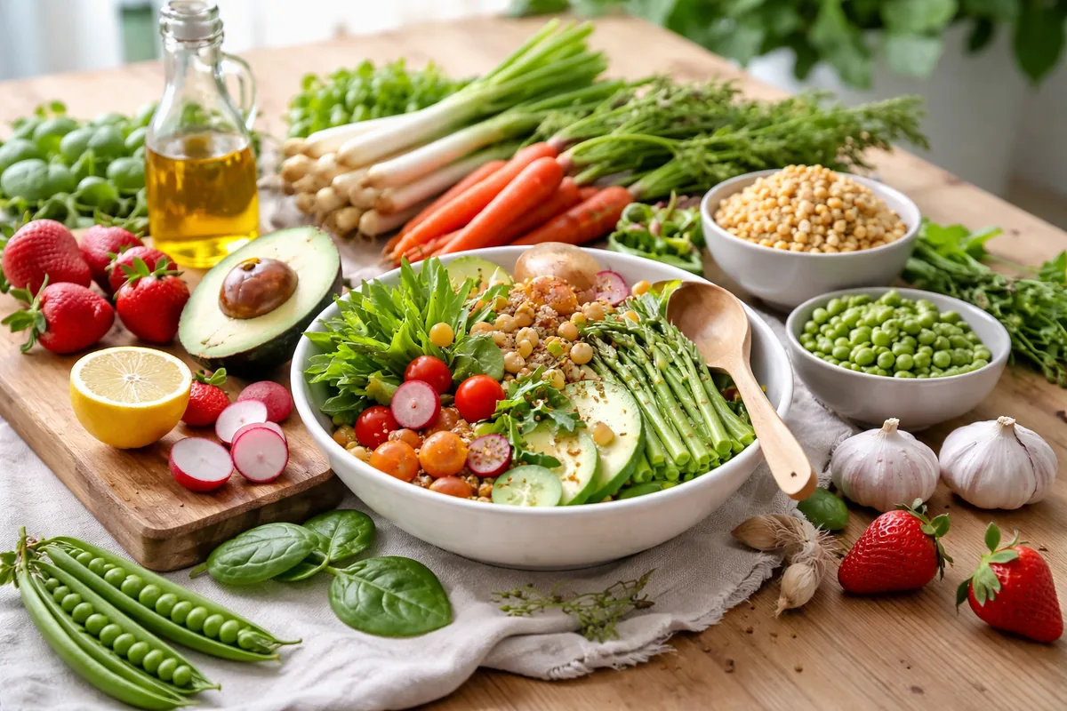 Cuisiner avec des ingrédients de saison pour un repas équilibré